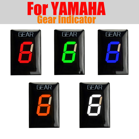 Plug Mount 1-6 Speed Gear Indicator Meter For Yamaha YZF R1 R6 FZ8 Mt03 MT-01 Fzs600 XJR400 FZ400 FZ6 Xv1900a Ys250 Xv1600A Xj6 ► Photo 1/6