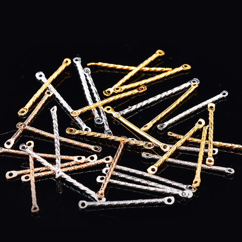 100p 20/25/30mm  Earring Connector Twisted tassel Earring bar Ear Pin Ear Clip Ear Hook DIY Accessories Earring Jewelry making ► Photo 1/6