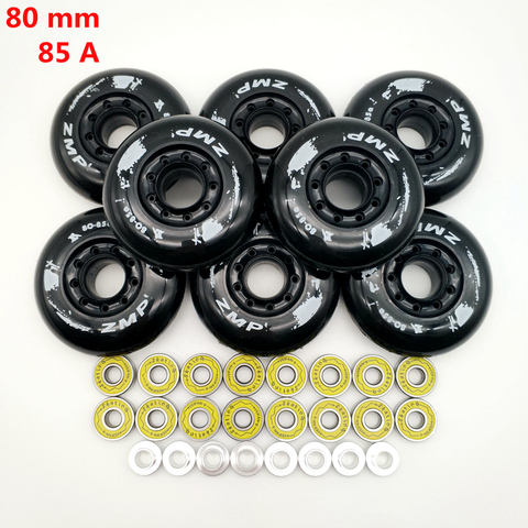 Roller wheel skate wheel black white PU wheel 85A 72 mm 76 mm 80 mm ► Photo 1/6