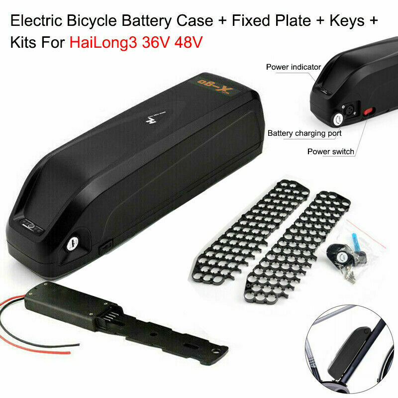 36V 48V lithium battery box Electric bike battery Case DIY Battery Cell holder E 