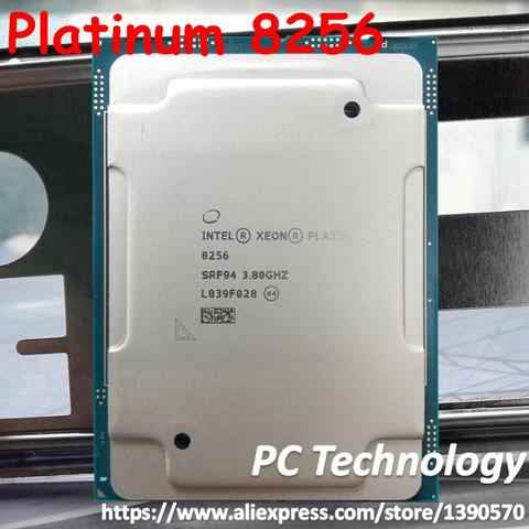Original Intel Xeon Platinum 8256 CPU QS Platinum8256 Processor 16.5M Cache 3.80GHz 4-cores 105W LGA3647 CPU free shipping ► Photo 1/2