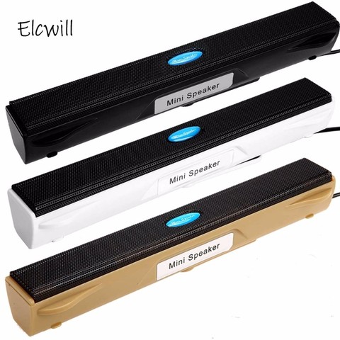 Hot Wired USB Speaker Music Player Amplifier Loudspeaker Sound Box Bar for Computer Desktop PC Notebook Laptop ► Photo 1/6