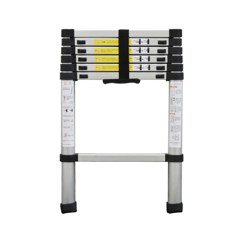 DLT-A Portable Safety Thick Aluminum Alloy Extension Ladder Single-sided Straight Ladder 2 Meters Household Seven Steps Ladder ► Photo 1/6