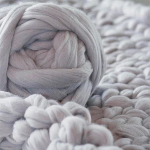 250G Super Soft Merino Wool Yarns DIY Bulky Arm Roving Knitting Blanket Coarse Wool Hand Knit Spinning Crocheting Sewing Yarn ► Photo 1/6
