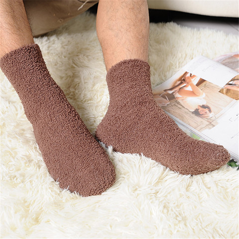 2022 New Women Cozy Cashmere Socks Winter Warm Sleep Bed Socks Floor Home Fluffy Socks Coral velvet Feet Warmer Christmas gift ► Photo 1/6