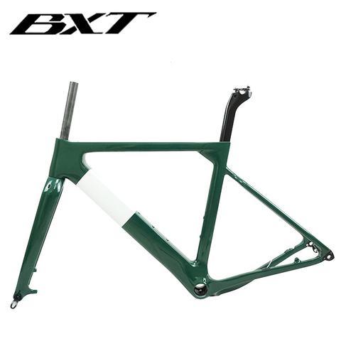 BXT Gravel Bike Frame 700C aero Carbon Road 27.5er Mountain MTB Bike Frameset Post mount Cyclocross Gravel Carbon Bicycle Frame ► Photo 1/6