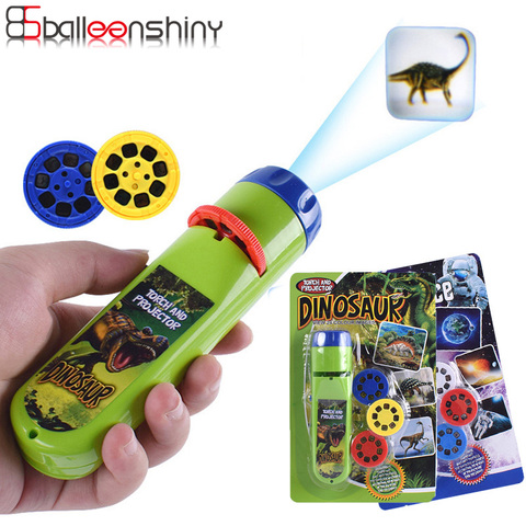 Balleenshiny Parent-child Interaction Puzzle Early Education Luminous Toy Animal Dinosaur Child Slide Projector Lamp Kids Toys ► Photo 1/6