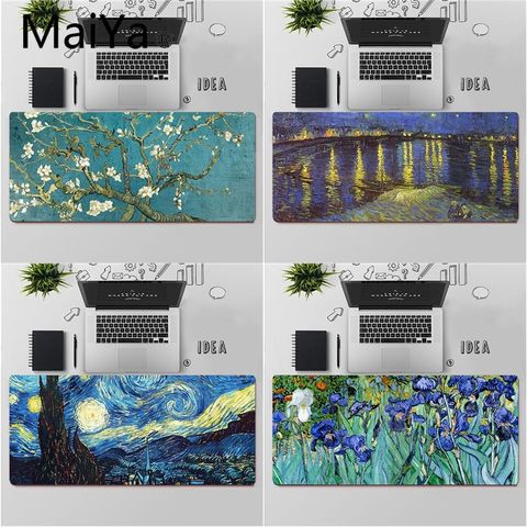 Maiya Van Gogh Art Painting Customized MousePads Computer Laptop Anime Mouse Mat Free Shipping Large Mouse Pad Keyboards Mat ► Photo 1/6