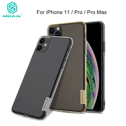 Nillkin Luxury Case For iPhone 11case Transparent Soft Silicon TPU Cover Case for iPhone 11/X/XR/XS Max For iPhone 11 Pro ► Photo 1/6