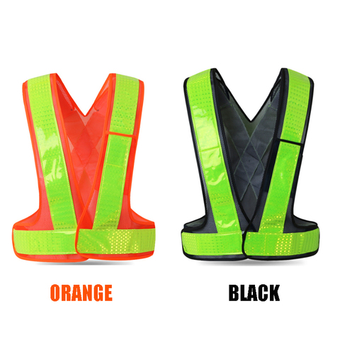 Outdoor Night Riding Running Reflective Vest Sports Vest Makes Running Walking Cycling And Other Outdoor Sports At Night Safer ► Photo 1/6