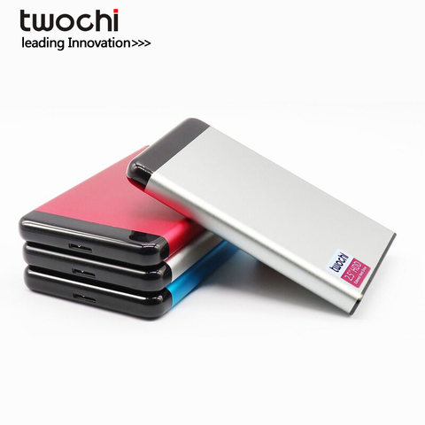 TWOCHI USB3.0 external hard disk drive 1TB 500G disco duro externo 320GB HDD original storage device cute usb flash drive 120GB ► Photo 1/6