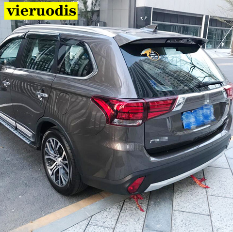 For Outlander 2013-2016 Spoiler sport ABS Material Car Rear Wing Primer Color Rear Spoiler For Outlander Spoiler ► Photo 1/6