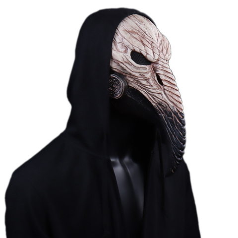 Steampunk Plague Doctor Mask Cosplay Long Nose Bird Beak Latex Masks Carnival Masquerade Halloween Party Costume Props New ► Photo 1/6