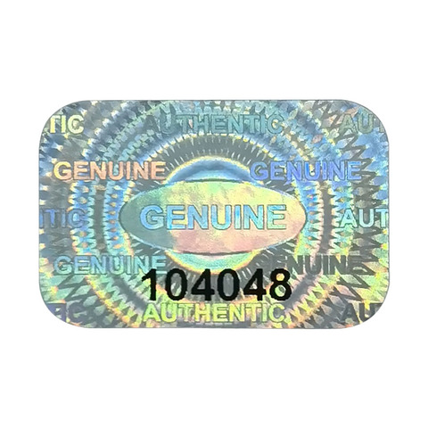 GENUINE Hologram Security Tamper Evident Laser Proof Warranty VOID Versatile Labels/Stickers w/Unique Sequential Numbering ► Photo 1/6