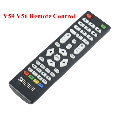 Universal Remote Control with IR Receiver For LCD Driver Control Board Use For V59 V56 3463A DVB-T2 V29 3663LUA Driver Board ► Photo 1/6
