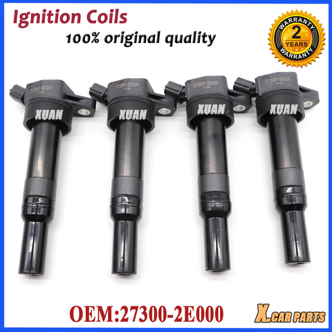 27300-2E000 Car Ignition Coils For Hyundai Elantra Kia Soul Forte 1.8L 2.0L 2011 2012 2013 2014 27300 2E000 273002E000 ► Photo 1/6