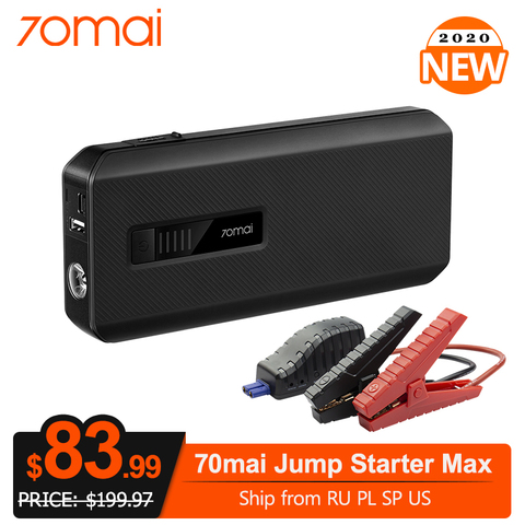NEW 70mai  Jump Starter Max 18000mah Car Emergency Booster 1000A 8.0L Charger 12V Starting Device Car Starter Power Bank ► Photo 1/6