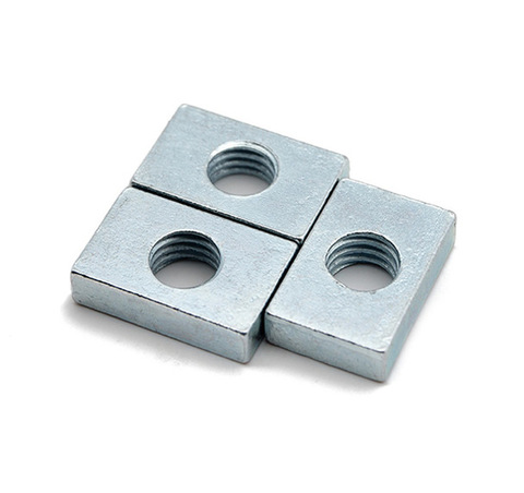 100pcs M3 M4 M5 M6 Square Nut Rectangular Nuts GB39 Aluminum Profile Accessory Slider Block Thin Carbon Steel Countersunk Nut ► Photo 1/4