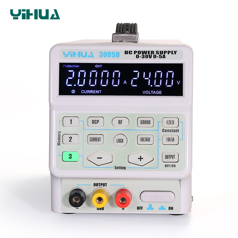 YIHUA 150W 3005D 5A 30V DC Power Supply Adjustable Laboratory Power Supply Digital Program-Controlled  Switching Power Supply ► Photo 1/6