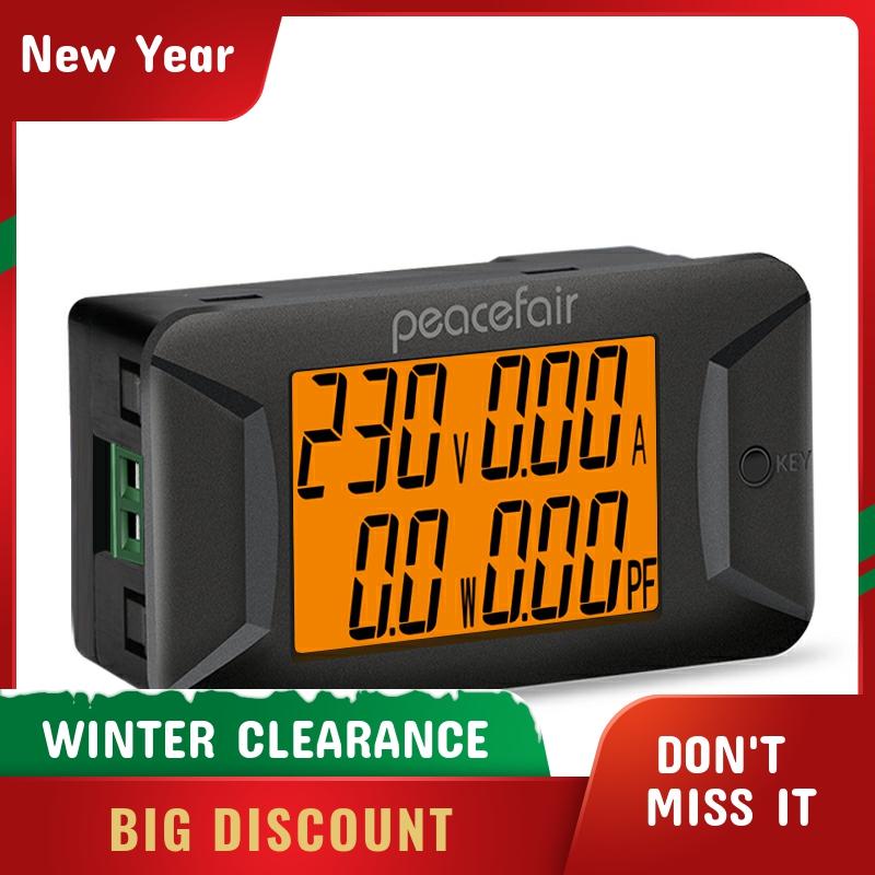 Peacefair PZEM-028 AC 40-400V 100A Digital Multimeter Voltage Current Power Meter Electrical Instrument Power Factor Meter ► Photo 1/6