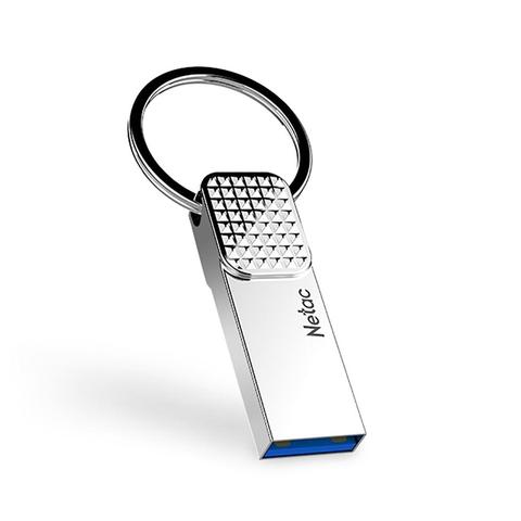 Original Netac U276 128GB 64GB USB 3.0 Flash Drive Key Ring Pen Drive Metal U Disk 32GB 16GB Memory Stick Encrypted PenDrive ► Photo 1/5