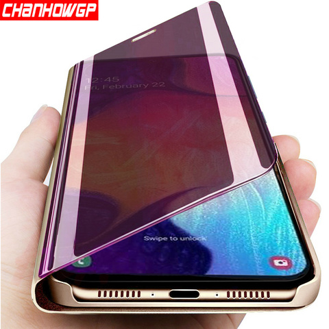 Mirror View Case For Xiaomi Mi A1 A2 A3 Lite 9 9T CC9 Pro Redmi K20 S2 8A 7A 6A Note 8T 8 Note 7 Note 6 5 Pro Note 4X 4 Cover ► Photo 1/6