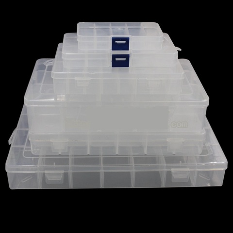 10/12/15/24/28/36 Square Plastic Box for Electronic Component  parts diode resistor kit capacity integrated circuit stotage box ► Photo 1/6