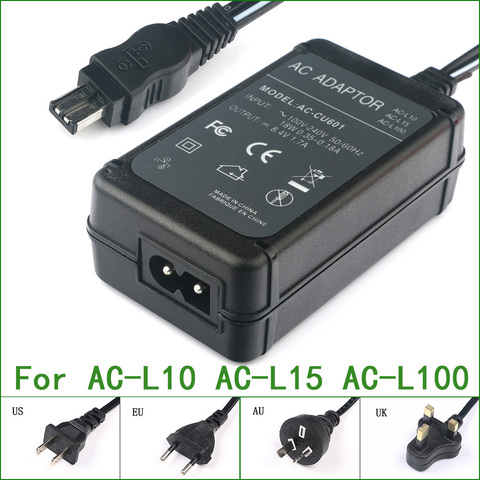AC Adapter Charger For Sony AC-L10 AC-L10A AC-L10B AC-L10C AC-L15 AC-L15A AC-L15B AC-L15C AC-L100 AC-L100B AC-L100C AC-L100D ► Photo 1/6