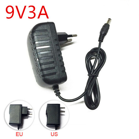 Power Adapter DC 9V 1A 2A 3A Supply Adjustable 9 V Volt  9V Power Adapter Supply 220V to 12V Led Light Lamp Power Adapter supply ► Photo 1/6