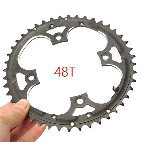 104BCD Chainring 48T 7/8/9 Speed Crank Carbon Steel Bike Crankset Chain Ring MTB Road Bike Chainwheel for Shimano SLX XT ► Photo 1/5