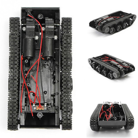 Smart Robot Tank Light Damping balance Tank Robot Chassis Platform for Arduino 130 Motor diy robot toys for children ► Photo 1/6