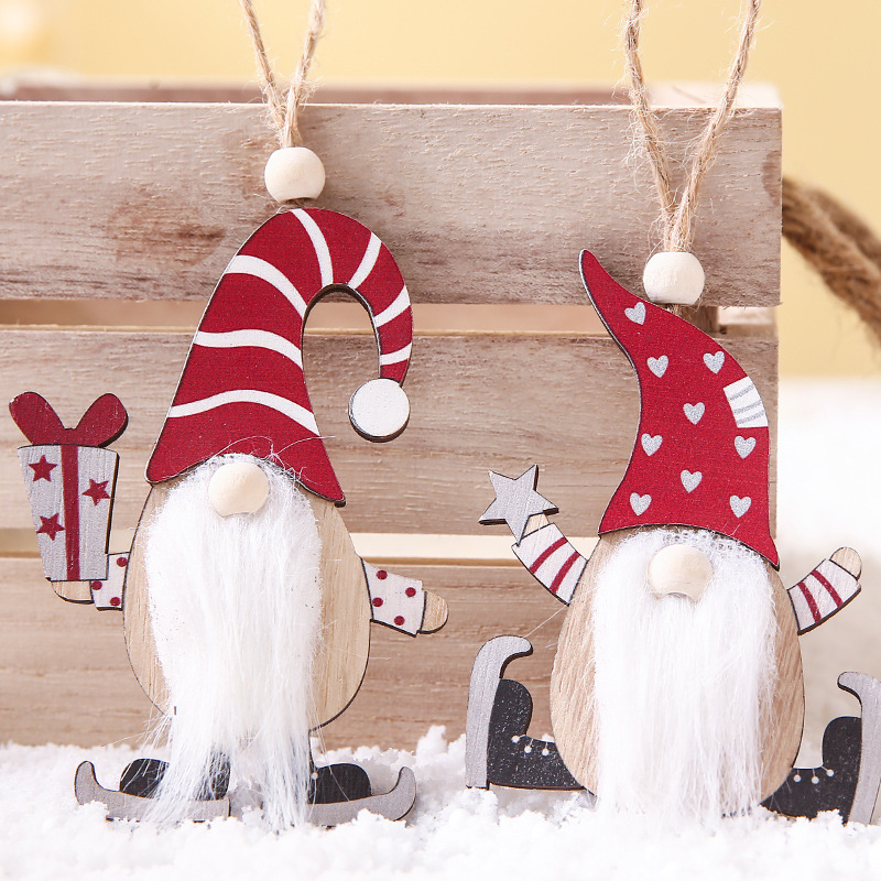 Christmas Decoration Santa Claus Deer Party Xmas Tree Hanging Ornaments 