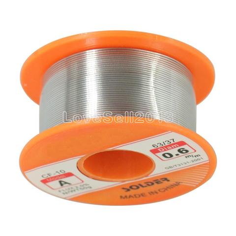 1PCS 63/37 Rosin Core Solder Wire Flux 2% Tin Lead Solder Iron Welding Wire Reel 0.6mm 50g High Quality ► Photo 1/4
