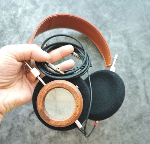 HIFI Headphones Open 50MM Graphene Unit Fever DIY Headphones Voice Female Poison ► Photo 1/4