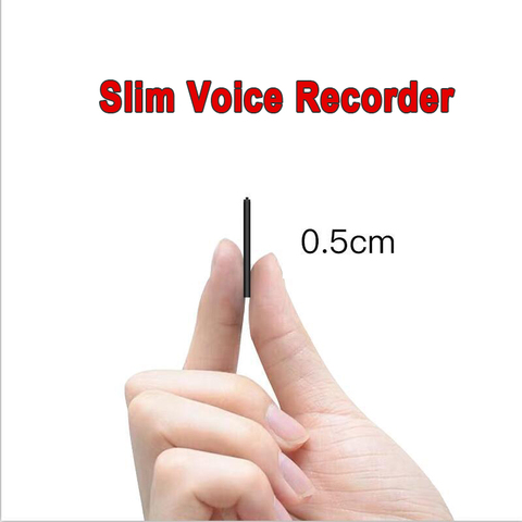 Slim Mini Audio Voice Recorder USB Flash Professional Digital HD Long distance MP3 Music Player ► Photo 1/6