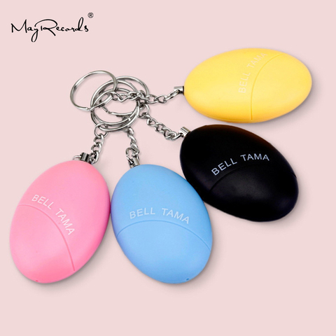 Free Shipping Egg Shape Self Defense Alarm Girl Women Security Protect Alert Personal Safety Scream Loud Keychain Alarm ► Photo 1/5