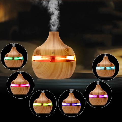 300ml USB Aroma air Steam cleaning  Ultrasonic humidifier Essential oil Aromatherapy cool mist maker home decor decoration ► Photo 1/6