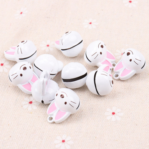 5pcs Jingle Bells Cute Cat Ornament Metal Bell for Home Party Tree Pendant Children's shaker Decoration 27mm ► Photo 1/6