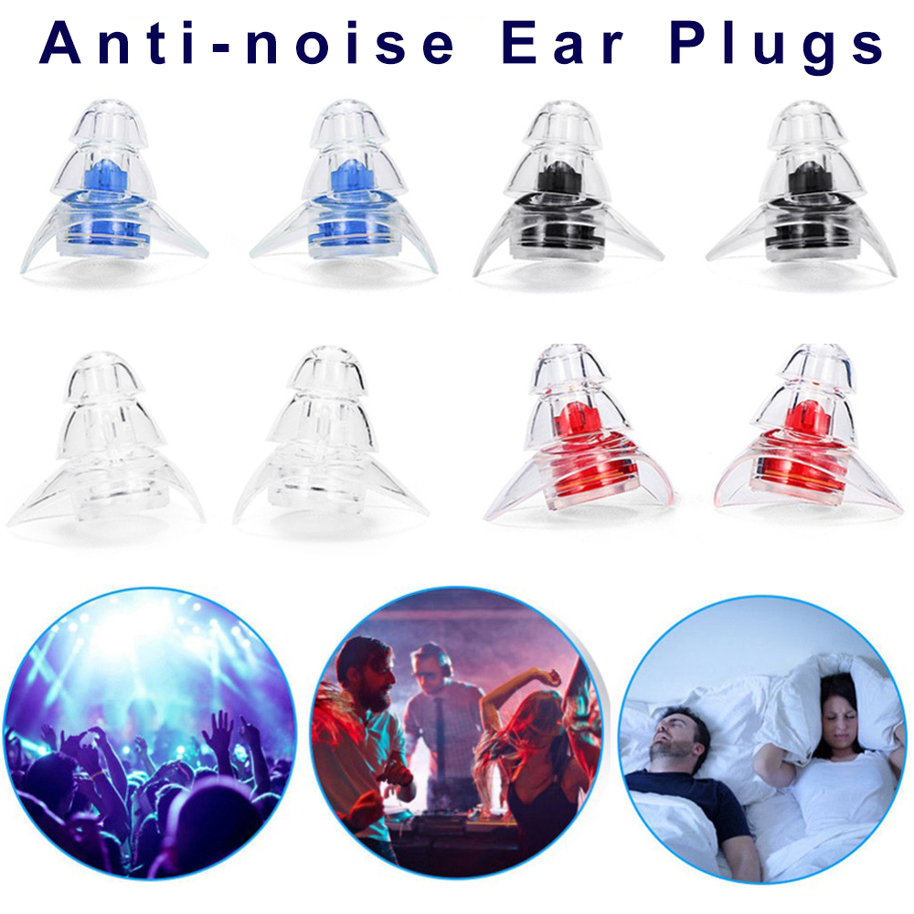 1Pair Noise Cancelling Earplugs For Sleeping Study Concert Hear