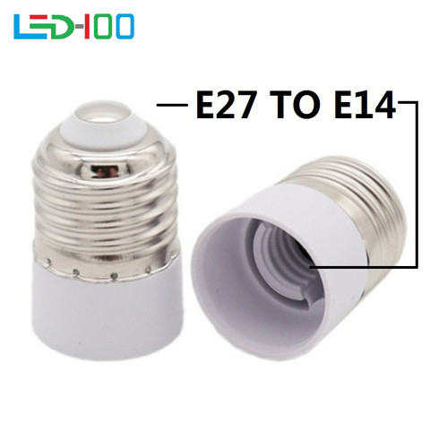 from E27 to E14 Lamp Holder Converter E14 Lamp Socket Adapter E27 Lamp Base Fireproof Material Screw Mouth Lamp Socket Changer ► Photo 1/6