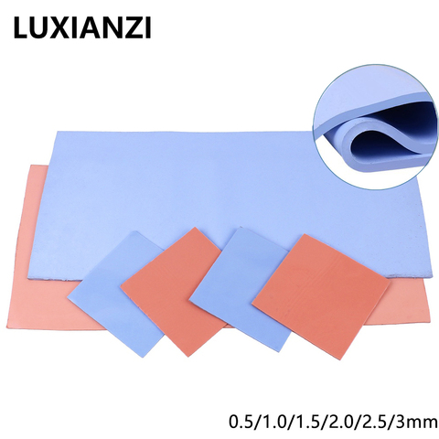 LUXIANZI GPU CPU Silicone Heatsink Thermal Pad High Quality Cooling Conductive Silicone Pad 0.5mm 1mm 1.5mm 2mm 2.5mm tichkes ► Photo 1/6