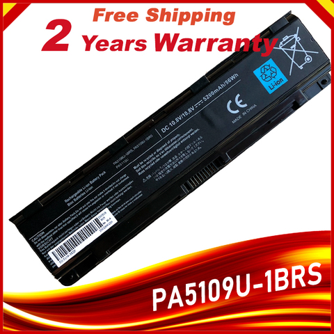 Laptop Battery for Toshiba Satellite C50T C55 C70 C75D PA5108U-1BRS PA5109U-1BRS PA5110U-1BRS PABAS271 PABAS272 ► Photo 1/5