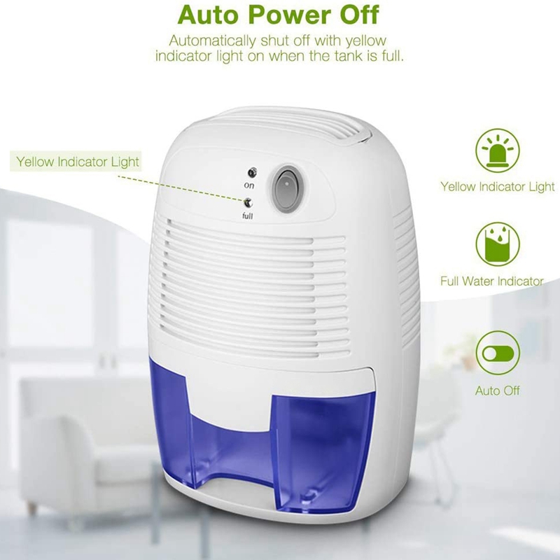 500ml Electric Home Dehumidifier Household Moisture Absorbing Portable Bathroom