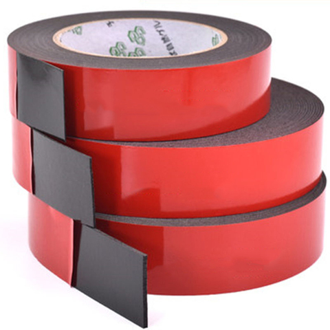 10m 1mm-2mm Thickness Super Strong Double Side Adhesive Foam Tape for Mounting Fixing Pad Sticky Noise Insulation Anti-Collision ► Photo 1/6
