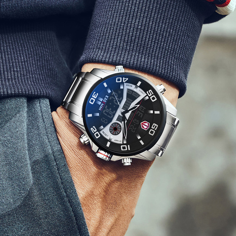 KADEMAN Top Brand Luxury Men Watches Waterproof LED Display Sport Quartz Watch Chronograph Military Wristwatch Relogio Masculino ► Photo 1/6