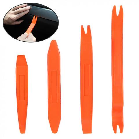 Orange Plastic Auto Vehicle Dismantling Device Removal Pry Tool Kit Set For Car Audio / Ventilation - Orange ► Photo 1/5