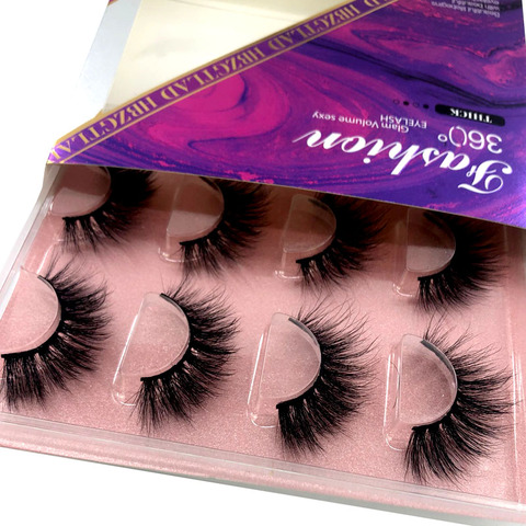 2022  False Eyelash 3D Mink Lash 100% Cruelty Free Lashes Cilios Dramatic Reusable Natural Eyelashes Popular Fake Lashes Makeup ► Photo 1/6