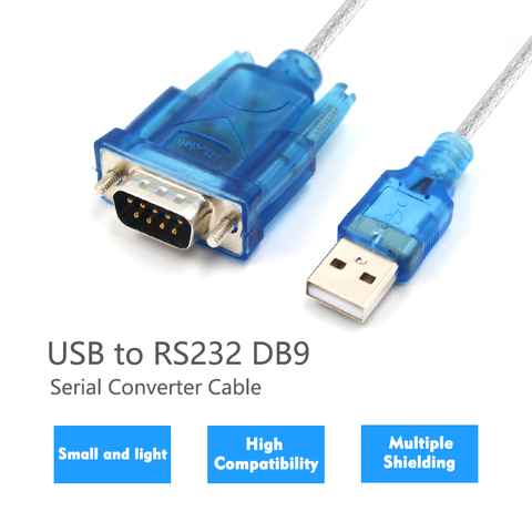 USB to Serial Adapter USB to RS-232 Male (9-pin) DB9 Serial Cable, Prolific Chipset, Windows 10/8.1/8/7, Mac OS X 10.6 and Above ► Photo 1/1