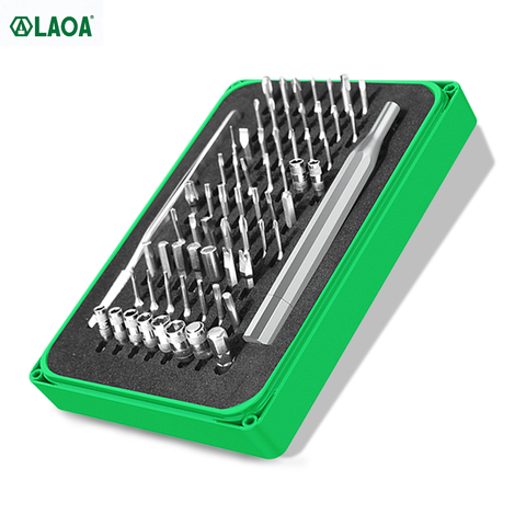 LAOA 66 in 1 Precision Screwdriver Set with 64 Bit Multifunctional Electronic Kit for Tablet Mobile Phone Macbook Repairing ► Photo 1/6