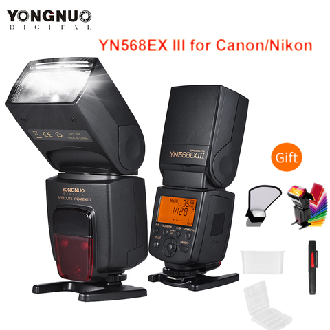 YONGNUO YN568EX III YN568-EX III Wireless TTL HSS Flash Speedlite for Canon 1100d 650d 600d 700d Nikon D800 D750 D7100 cameras ► Photo 1/6